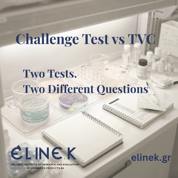 Microbiology laboratory testing cosmetic products – Challenge Test and Total Viable Count (TVC