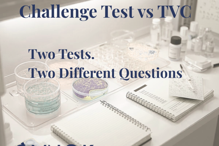 Microbiology laboratory testing cosmetic products – Challenge Test and Total Viable Count (TVC